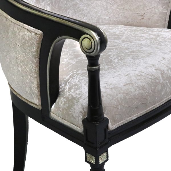 Majestic Noir Italian Lounge Chair - Image 2