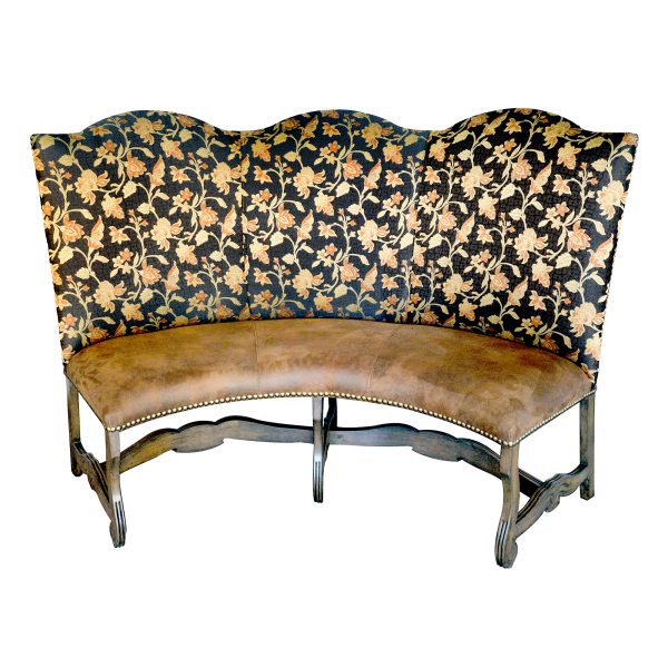 Curved Banquette Loveseat Settee Furniture T71L-1