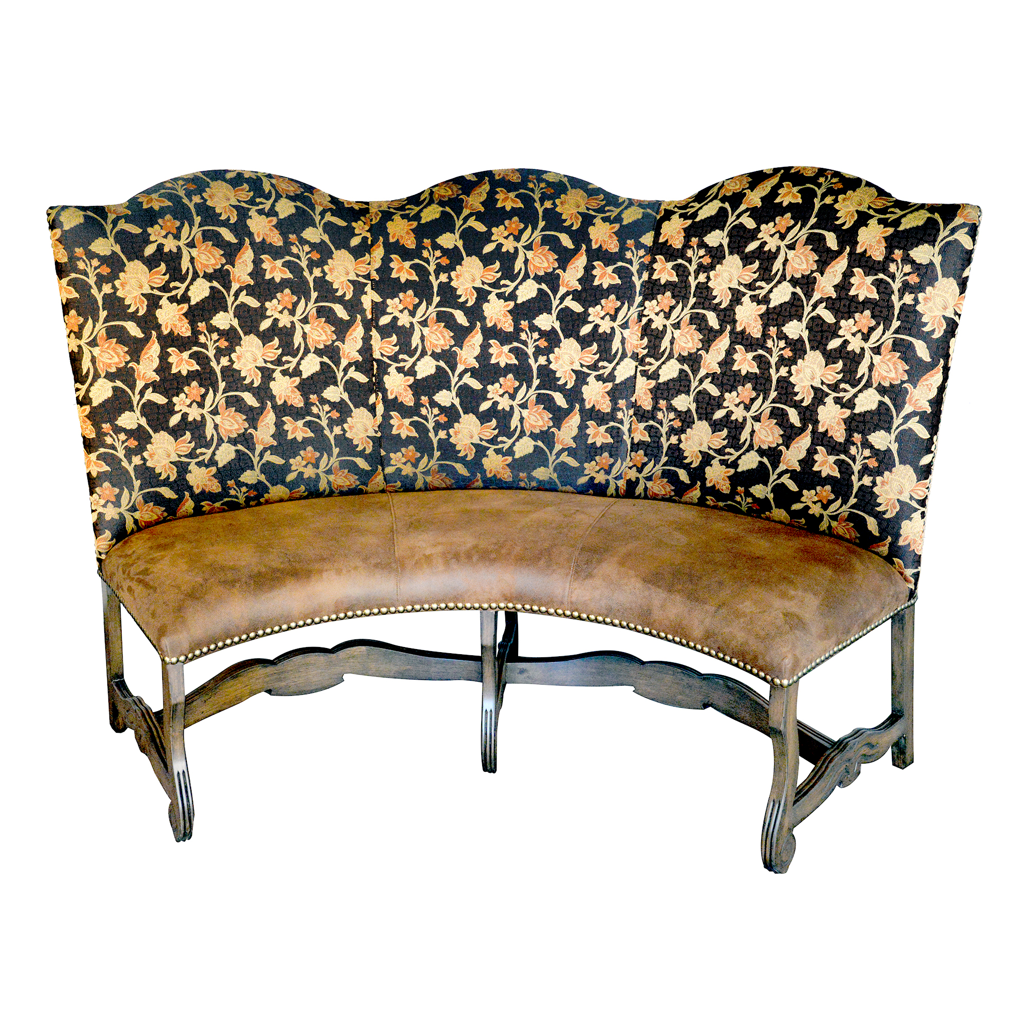 Curved Banquette Loveseat Settee Furniture T71L-1
