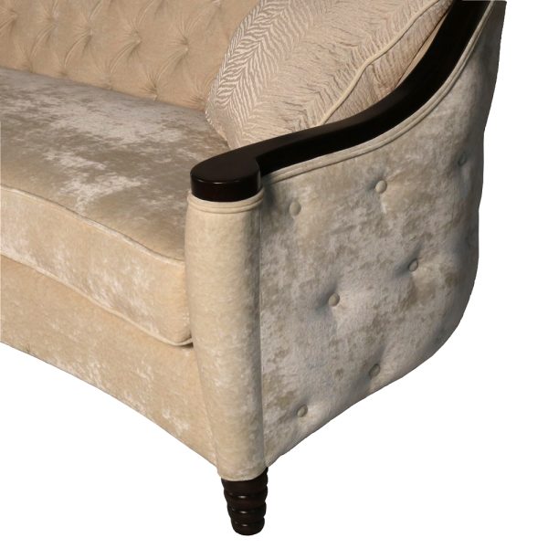 Monaliza Tufted Back Traditional 4 Piece Sofa Set - Image 3