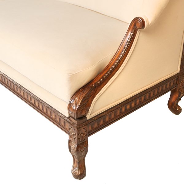 Nozar Louis XVI Traditional Love Seat Settee - Image 4