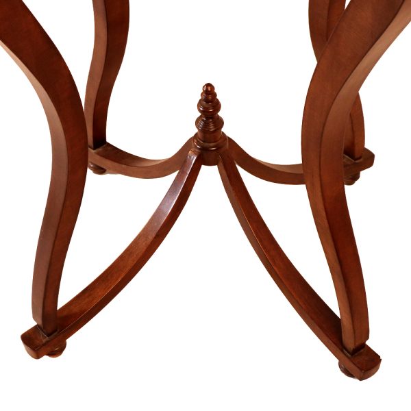 Pharaoh Louis XVI Wood Top Side Table - Image 4