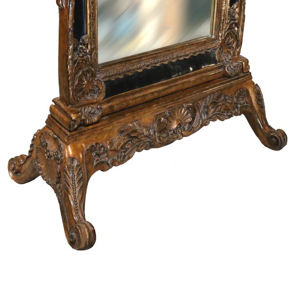 Regal French Rococo Floor Mirror - Image 2