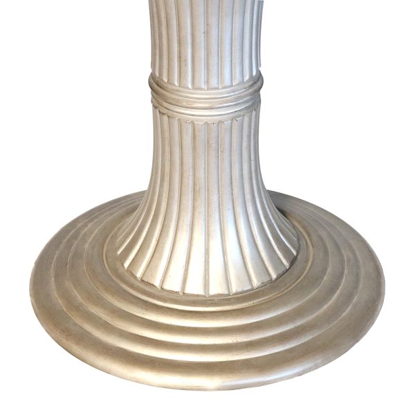 Round Spaghetti Wood Top Table - Image 6