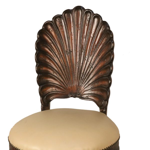 Shell Back Swivel Barstool Furniture - Image 8