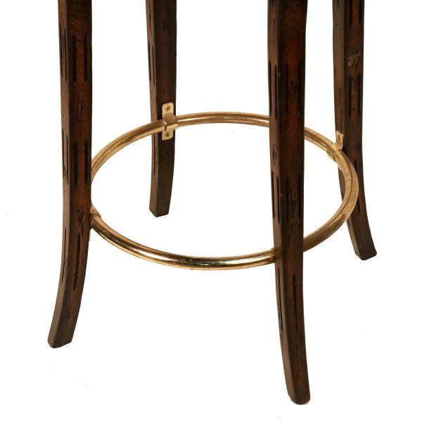 Shell Back Swivel Barstool Furniture - Image 9