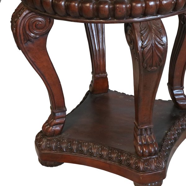Sorrento Carved Pedestal Table Base - Image 3