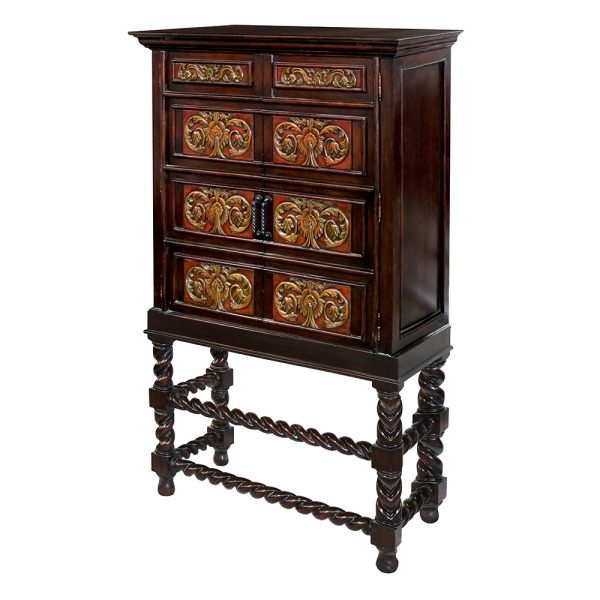 Antique Spanish Baroque Cabinet B159CAB-1 - Image 3