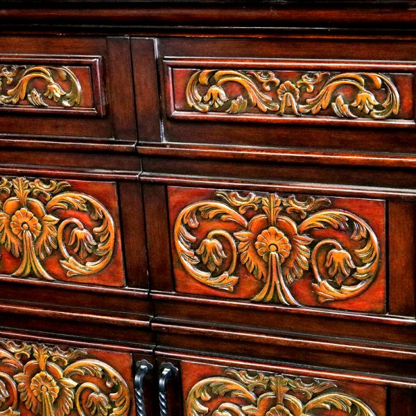 Antique Spanish Baroque Cabinet B159CAB-1 - Image 2
