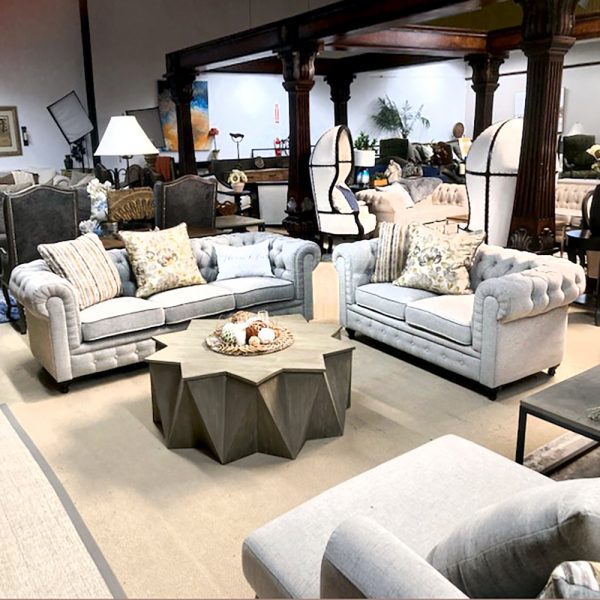 The Evana Tufted Sofa Loveseat Furniture Set - Image 7