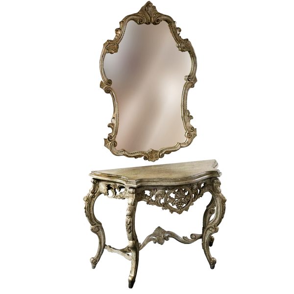 Traditional Italian Carved Mirror Furniture - Image 4