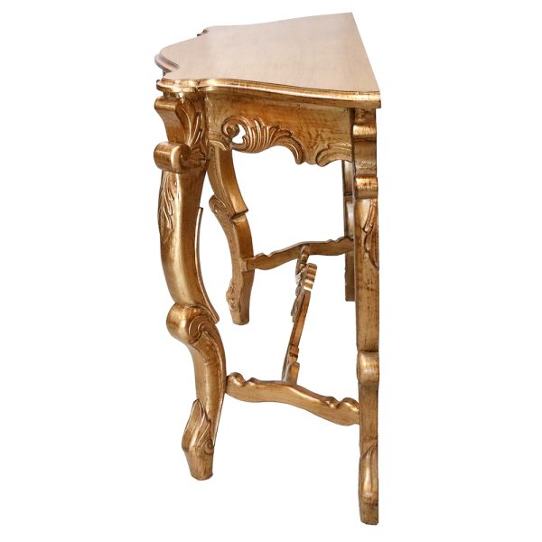 Traditional Louis XV Wall Console and Mirror Set - Image 9