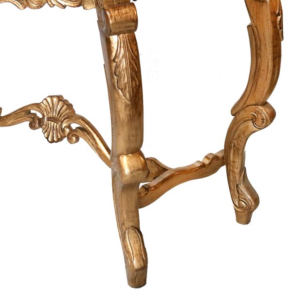Traditional Louis XV Wall Console and Mirror Set - Image 7