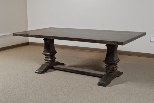 Tuscan Hill Vintage Pedestal Rectangular Table - Image 5