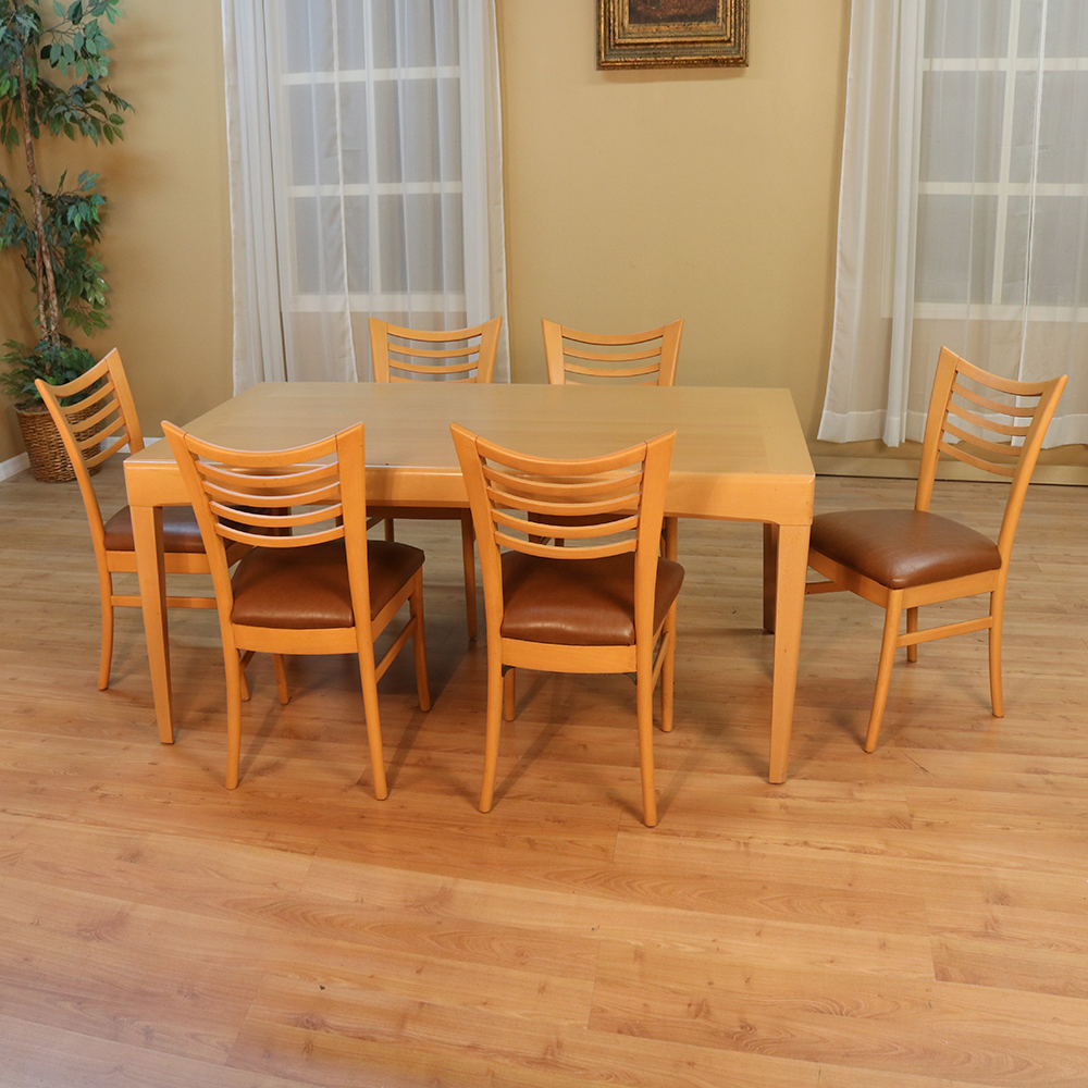 Modern Italian Expandable 7-Piece Dining Set