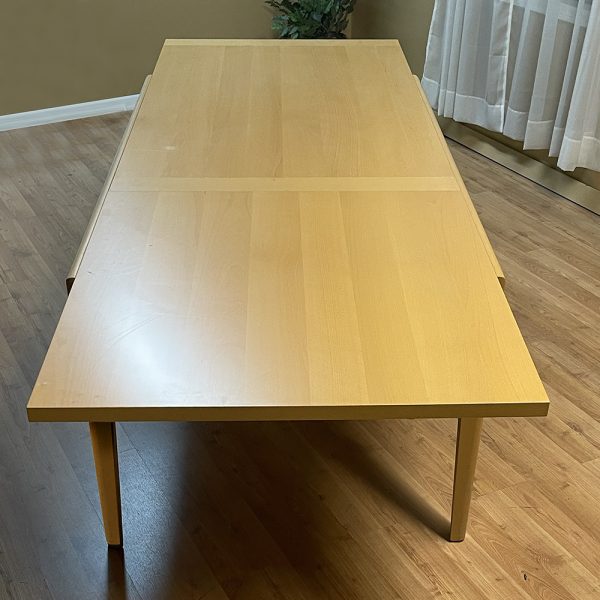 Modern Italian Expandable Rectangular Dining Table - Image 3