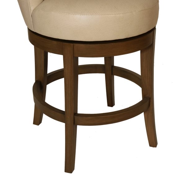 Valerie Custom Upholstered Swivel Barstool - Image 4