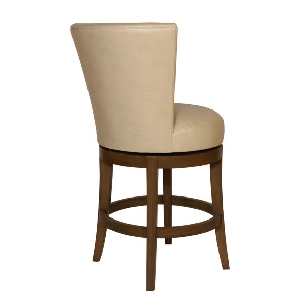 Valerie Custom Upholstered Swivel Barstool - Image 2