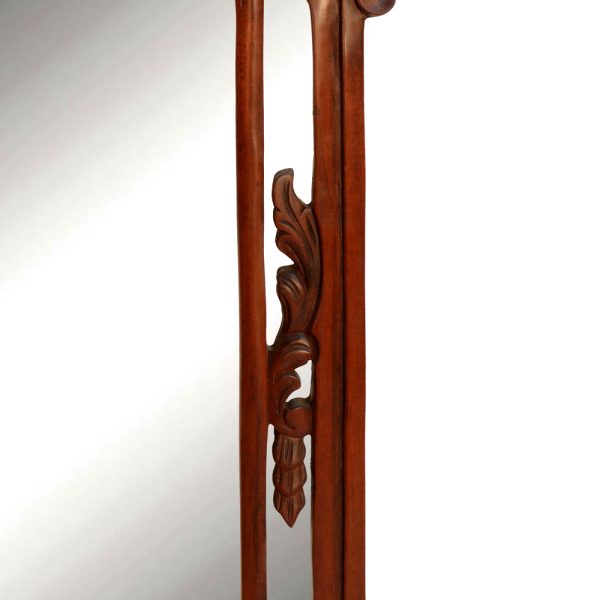 Mid-19th Century Traditional Carved Accent Mirror - Image 5