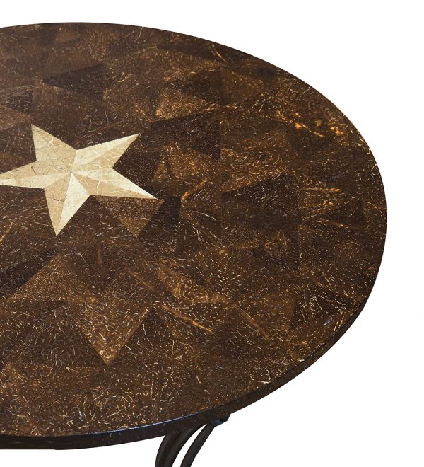 Zinat Transitional Round Metal Accent Table - Image 2