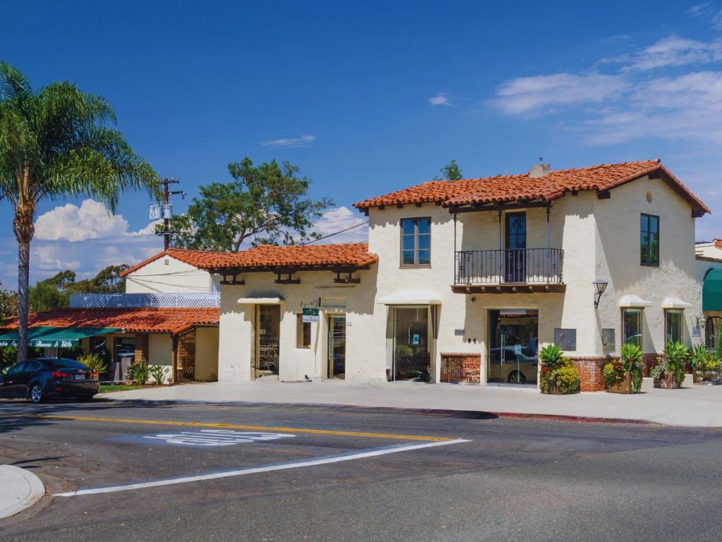 Rancho Santa Fe street view, Rancho Santa Fe, CA